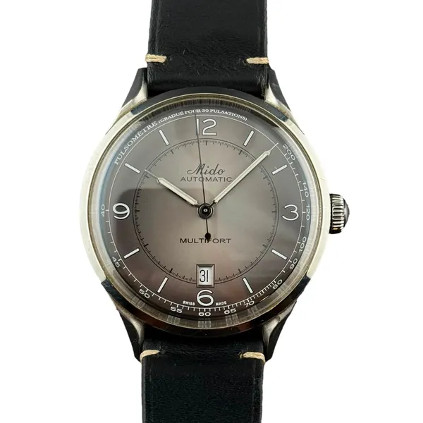 MIDO Multifort Patrimony Automatic gray dial ของหลุดจำนำของแท้