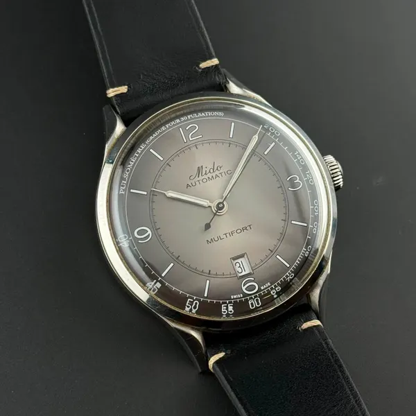 MIDO Multifort Patrimony Automatic gray dial หลุดจำนำ รูปที่ 3